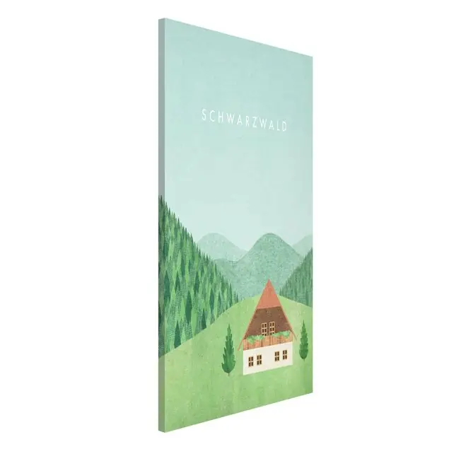 Rabatt Reiseposter - Schwarzwald Magnettafel