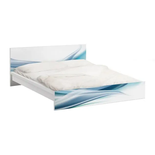 Begrenztes Angebot Blue Dust                               Möbelfolie für IKEA Malm Bett 140 cm Breite