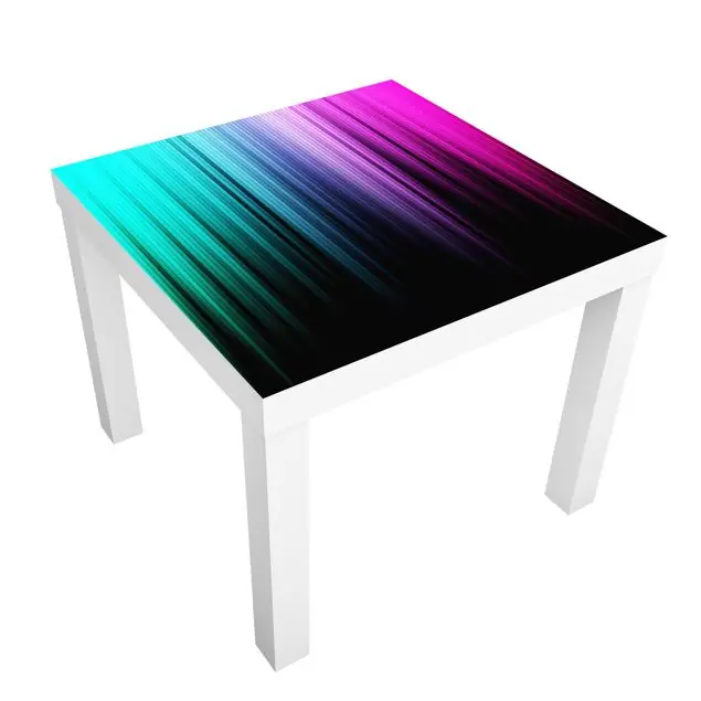 Online Kaufen Rainbow Display Möbelfolie für IKEA Lack Tisch 55 x 55 cm