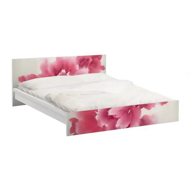 Künstlerische Flora I Möbelfolie für IKEA Malm Bett 160 cm Breite Bestpreis