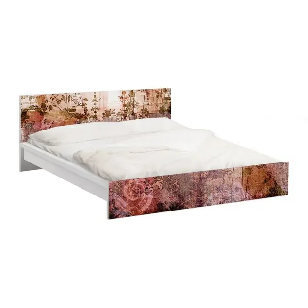 Super-Preis Old Grunge Möbelfolie für IKEA Malm Bett 160 cm Breite
