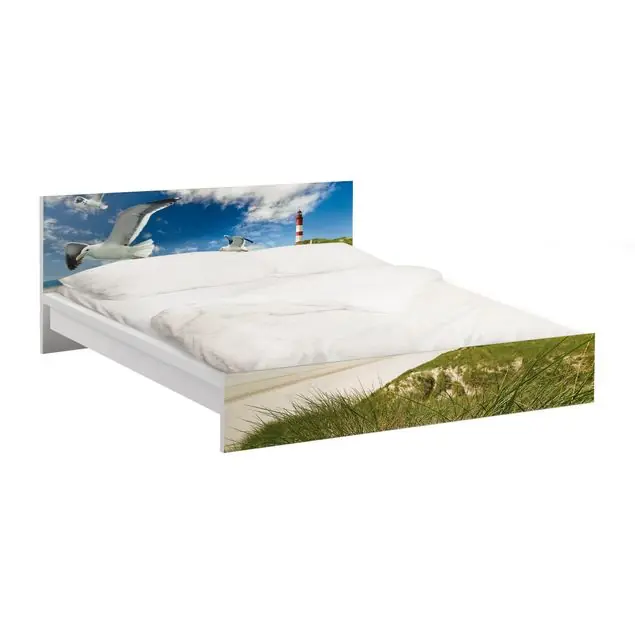 Abverkauf Dune Breeze Möbelfolie für IKEA Malm Bett 140 cm Breite