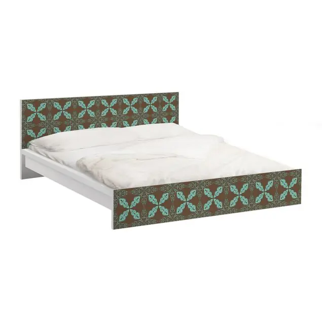 Sale Marokkanisches Ornament Möbelfolie für IKEA Malm Bett 160 cm Breite