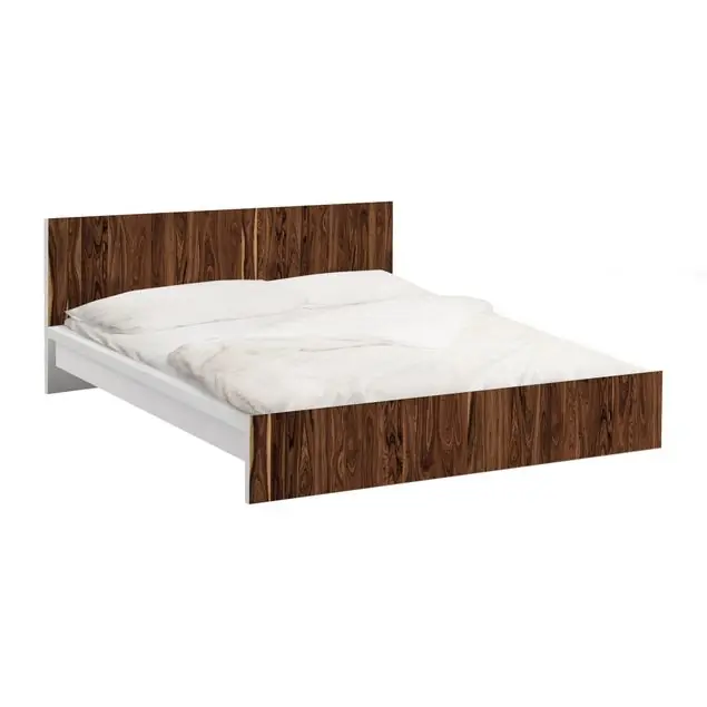 Direkt Vom Hersteller Santos Palisander Möbelfolie für IKEA Malm Bett 140 cm Breite
