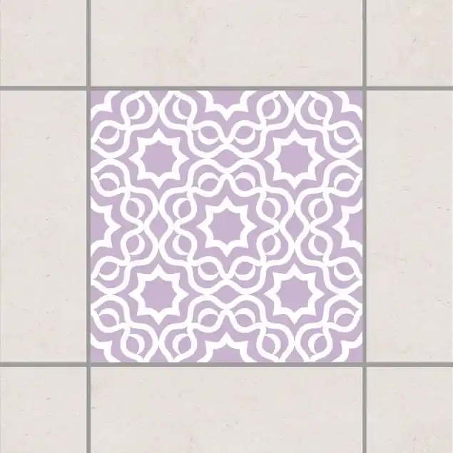 Islamic Lavender Flieder Fliesenaufkleber Gratis Versand