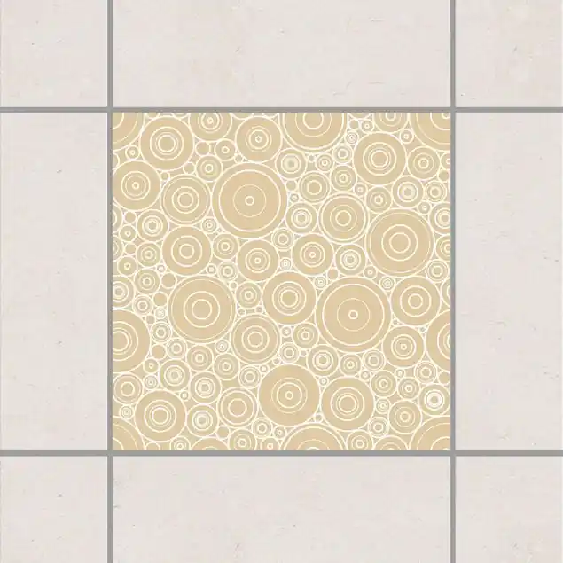Versand Am Gleichen Tag Sezession Light Brown Braun Fliesenaufkleber