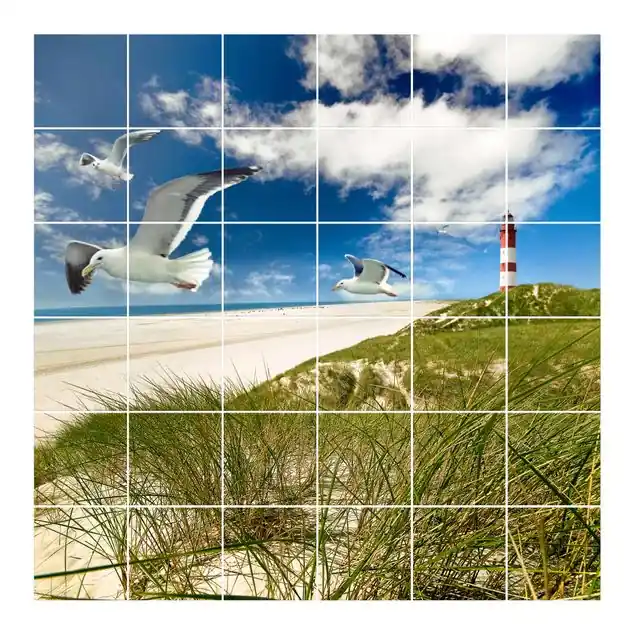 Dune Breeze Fliesenbild - Quadrat Neu